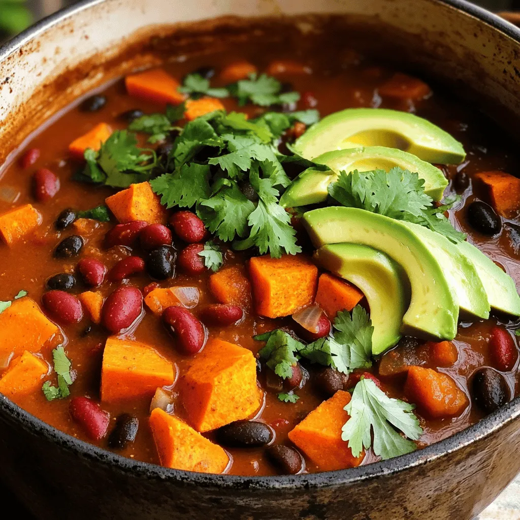 Vegan Sweet Potato Chili Flavorful and Hearty Meal