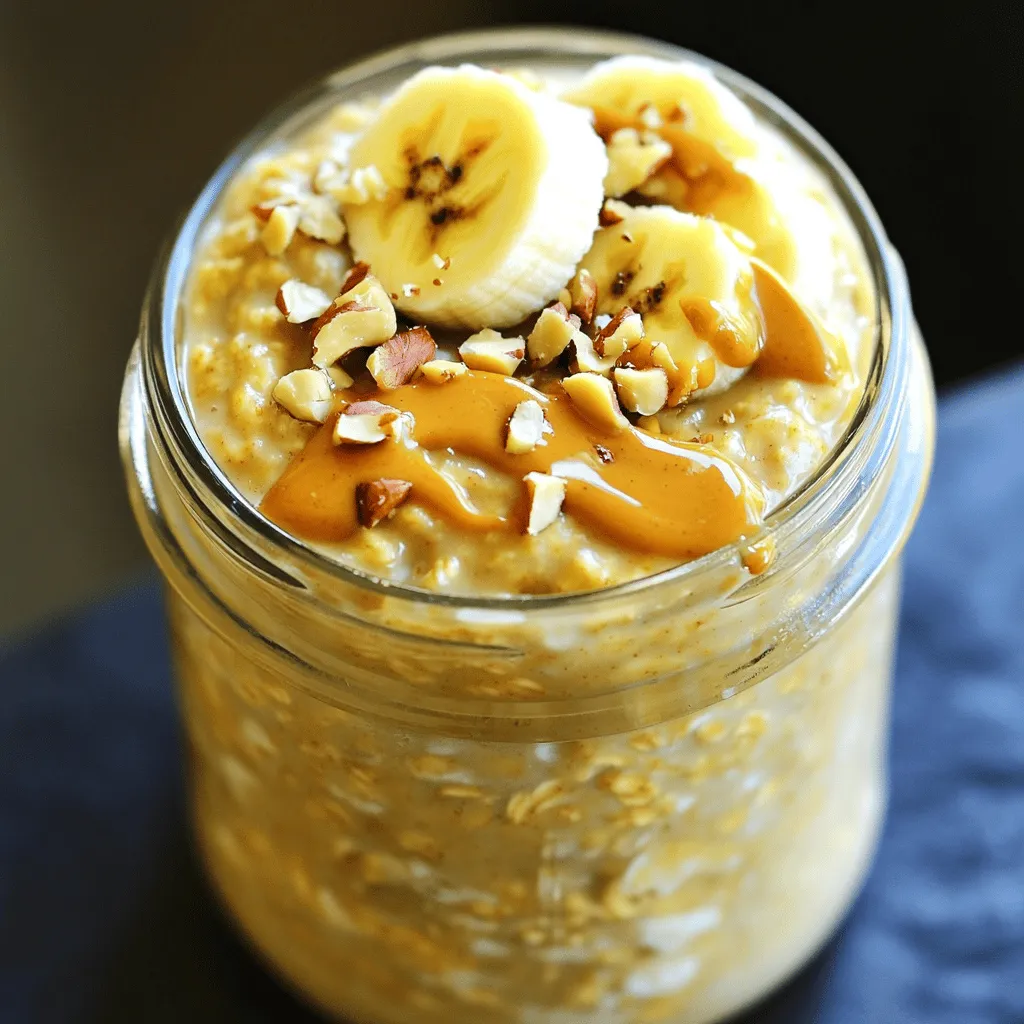 Peanut Butter Banana Overnight Oats Easy Recipe