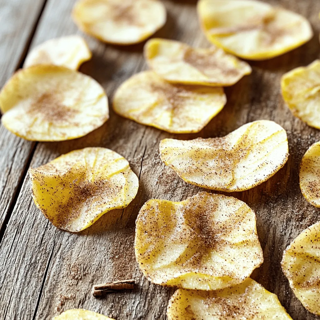 Cinnamon Apple Chips Crunchy and Healthy Snack Delight