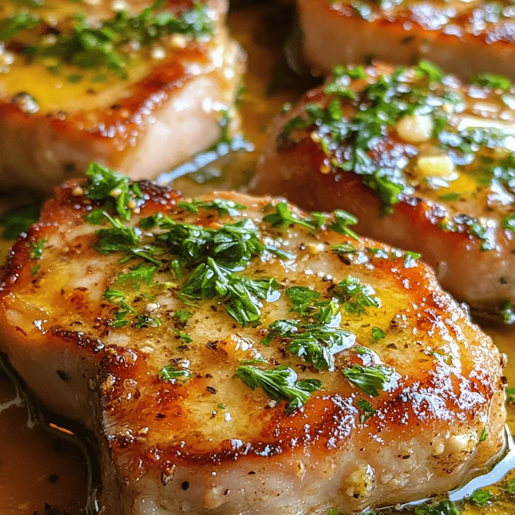 Herbed Pork Chops with Garlic Butter: A Culinary Delight