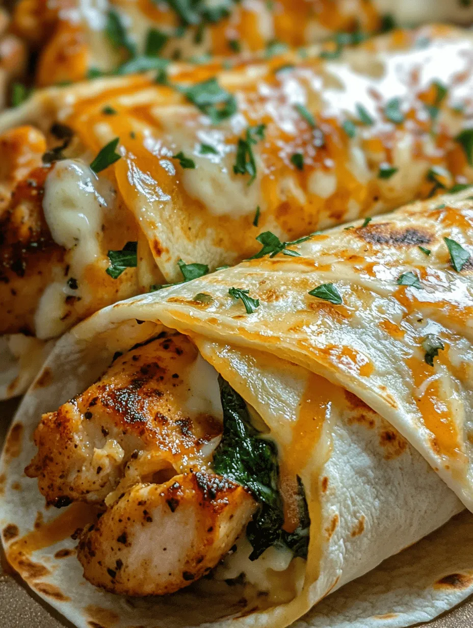 Cheesy Garlic Chicken Wraps: A Deliciously Easy Recipe