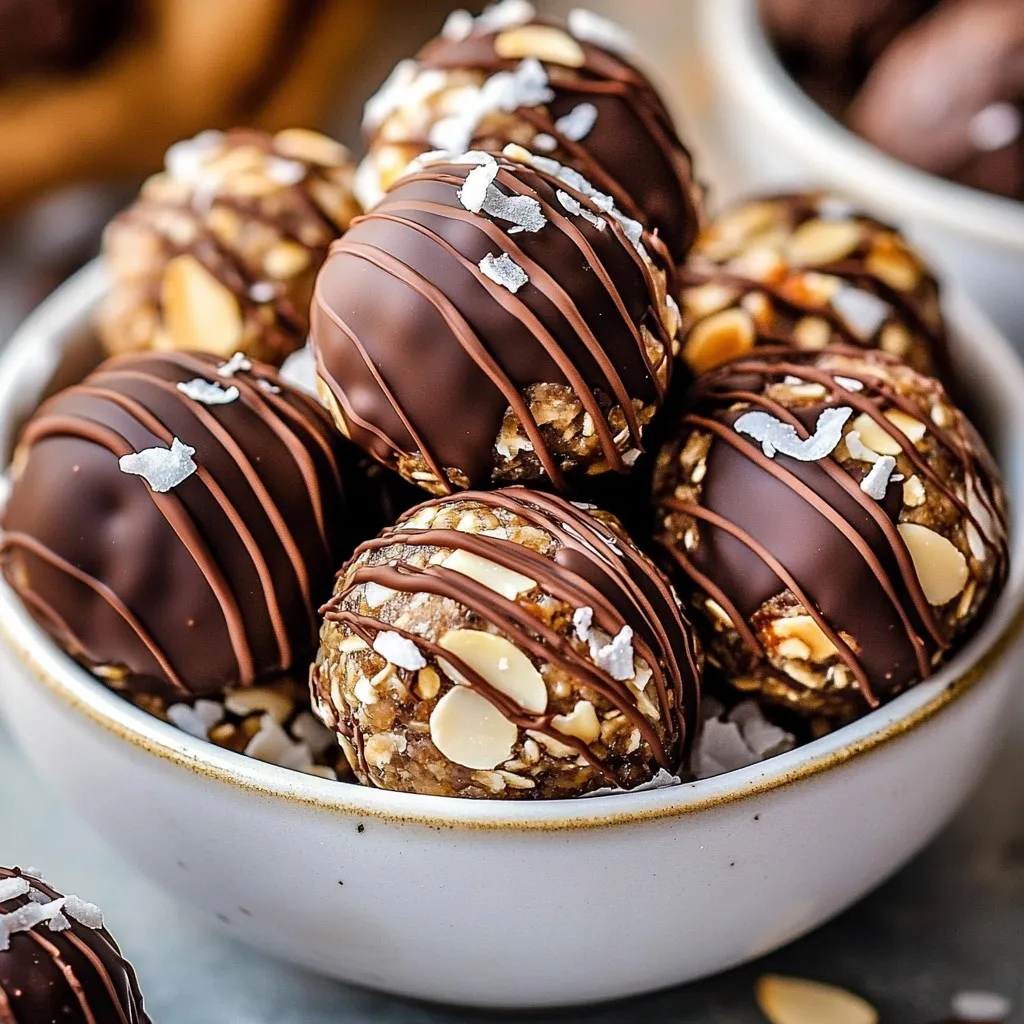 Almond Joy Energy Balls Healthy Snack Idea