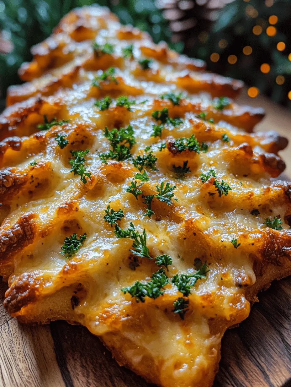 Cheesy Christmas Tree Bread: A Festive Delight for Your Holiday Table