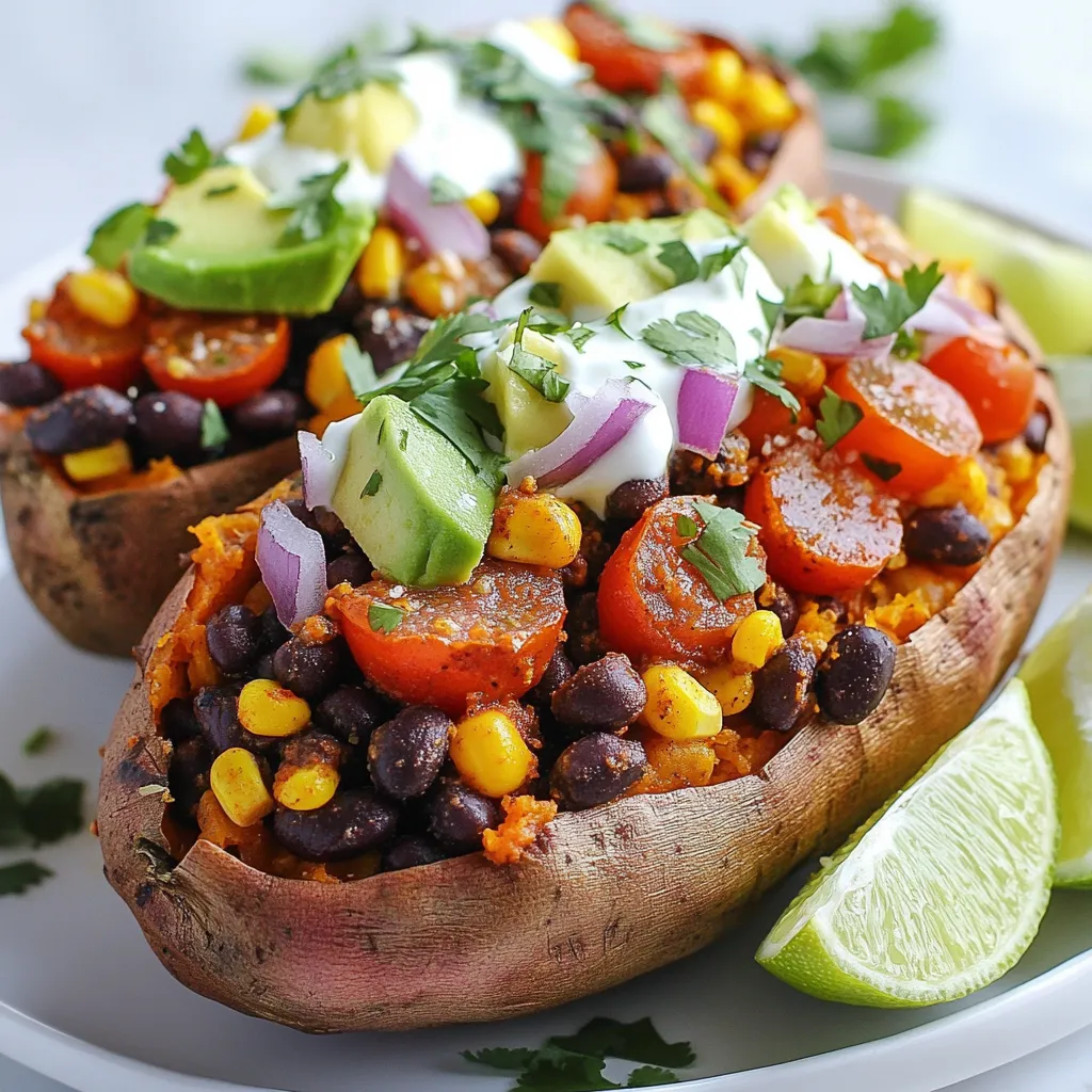 Taco Stuffed Sweet Potatoes Flavorful and Easy Meal