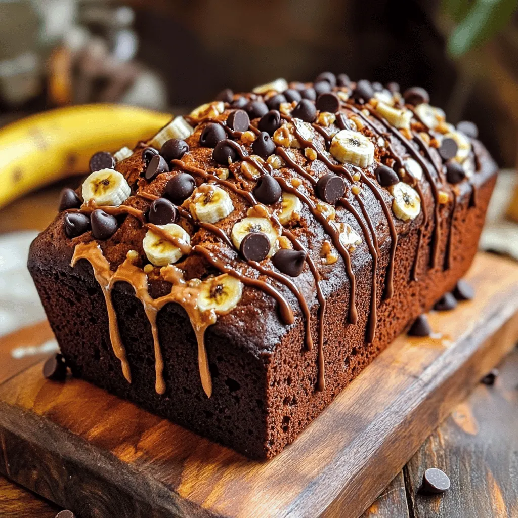 Chocolate Tahini Banana Bread Irresistible Delight
