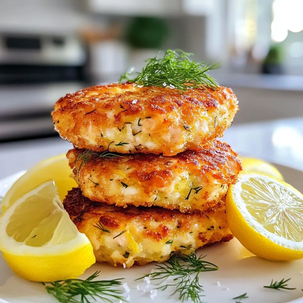 Lemon Dill Salmon Cakes Quick and Tasty Recipe