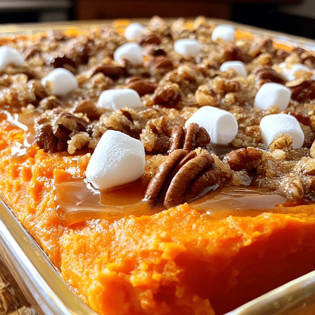Maple Pecan Sweet Potato Casserole Delightful Treat