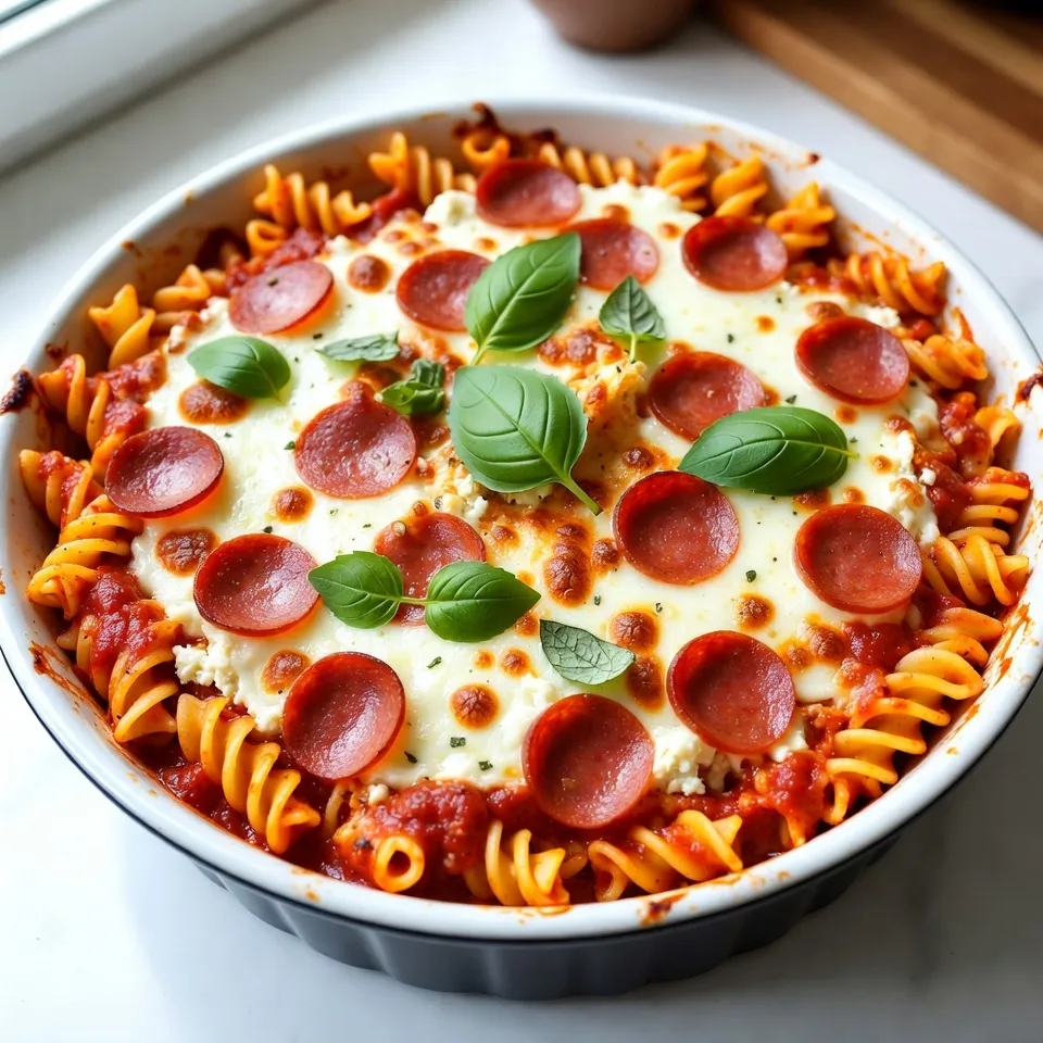 Pepperoni Pizza Casserole Easy Family Dinner Idea