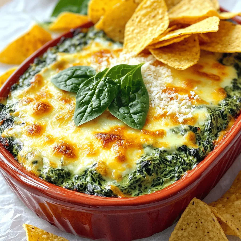 Cheesy Baked Spinach Dip Irresistible Flavor Boost