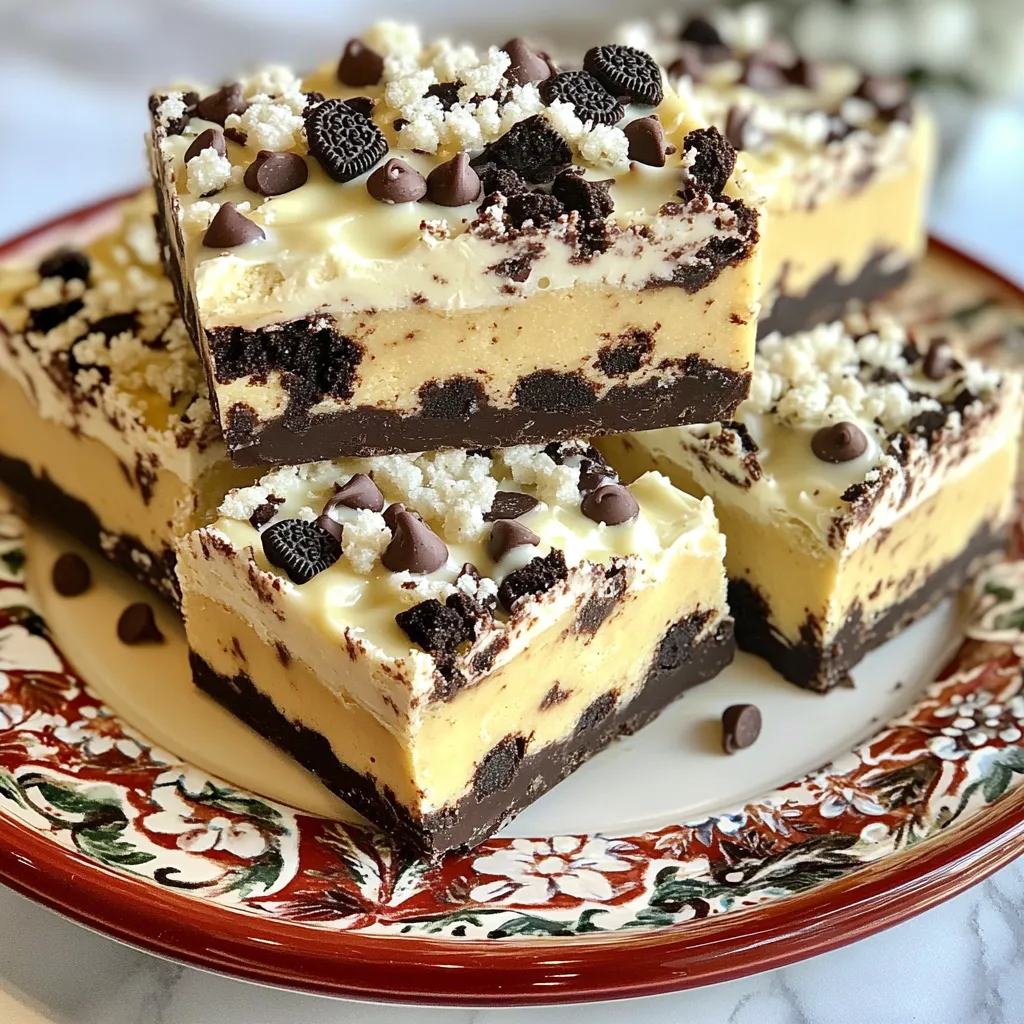 No-Bake Oreo Cookie Dough Bars Simple Delight Recipe