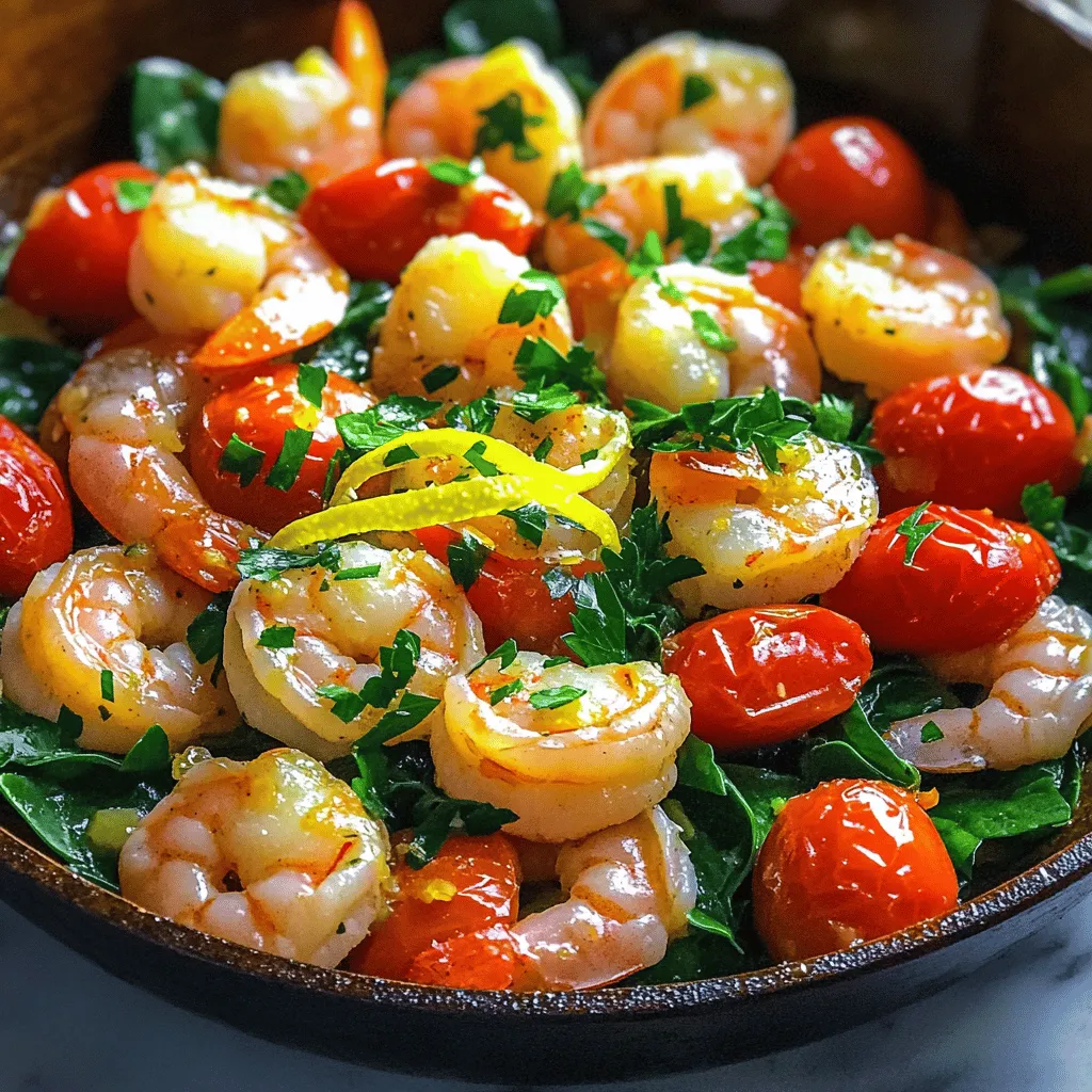 One-Pan Lemon Garlic Shrimp Quick and Easy Meal