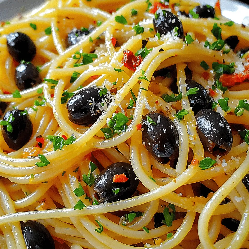 Savory Olive Pasta Delight: A Flavorful Journey Through Mediterranean Cuisine