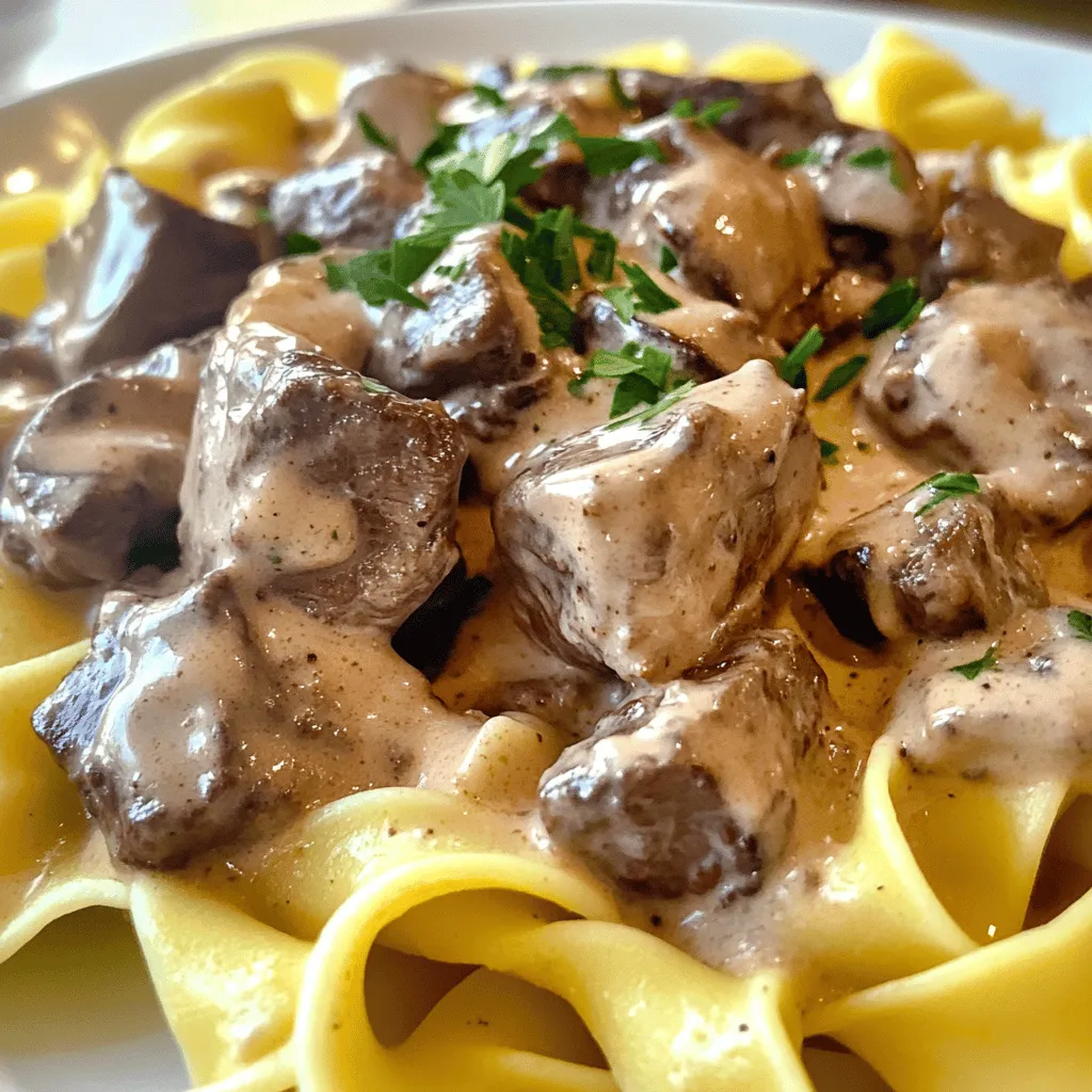 Instant Pot Beef Stroganoff Simple and Flavorful Dish