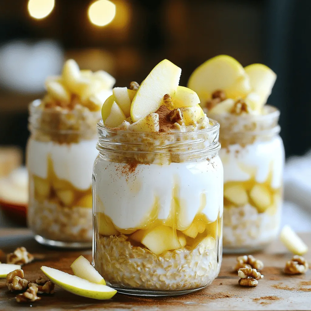 Apple Pie Overnight Oats Simple and Delicious Recipe