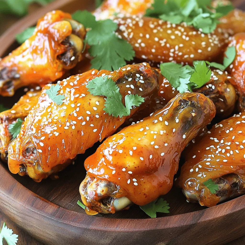 44. Sweet Chili Chicken Wings Flavorful Crowd Pleaser