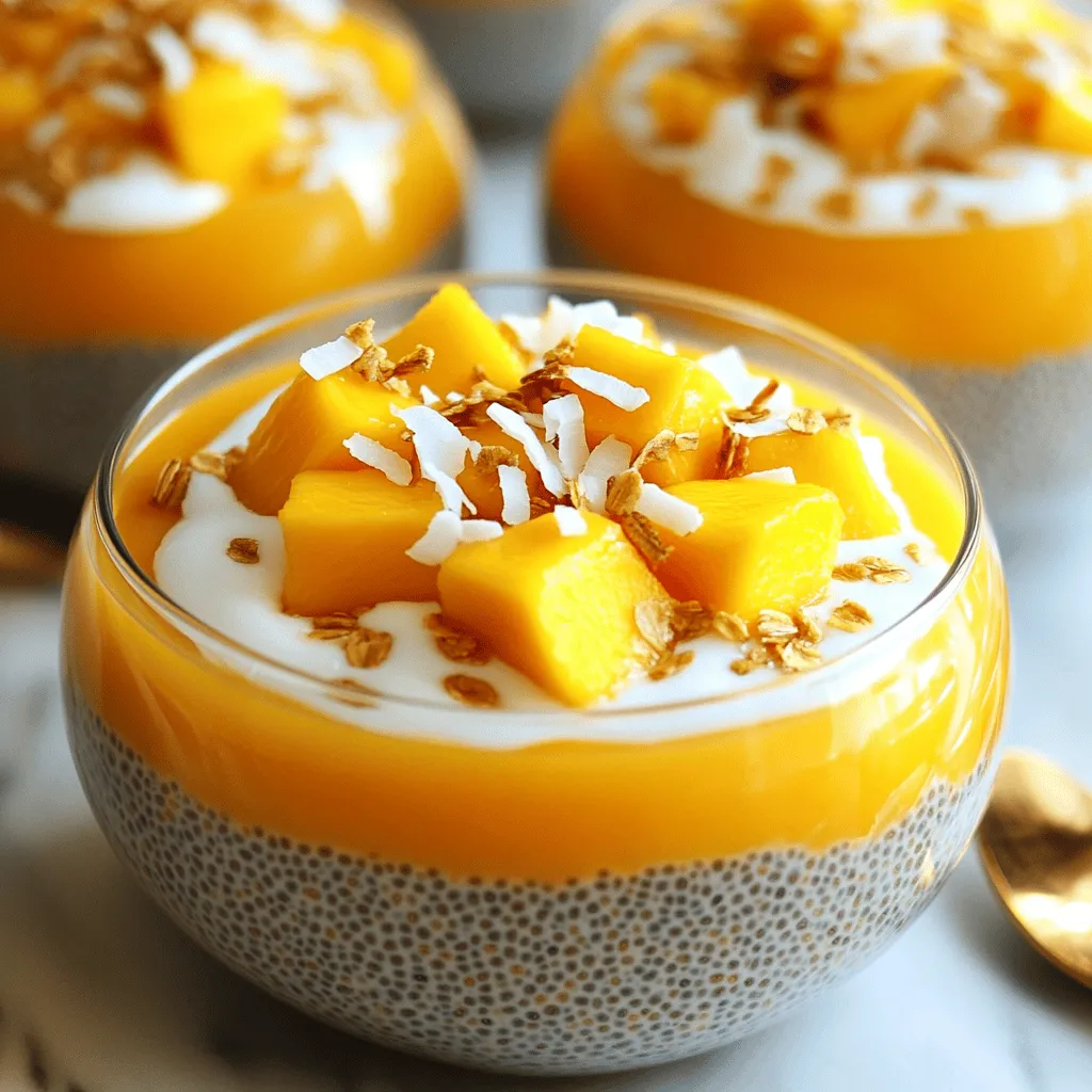 Tropical Mango Chia Pudding Delightfully Simple Recipe