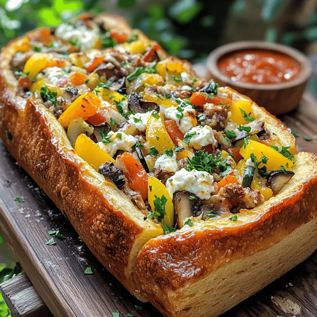 To make Garbage Bread, gather the following ingredients: