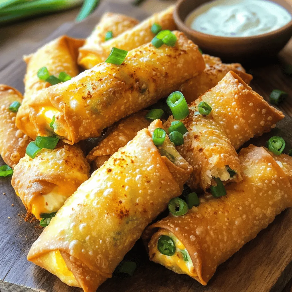 Jalapeno Popper Egg Rolls: A Flavorful Fusion of Perfection