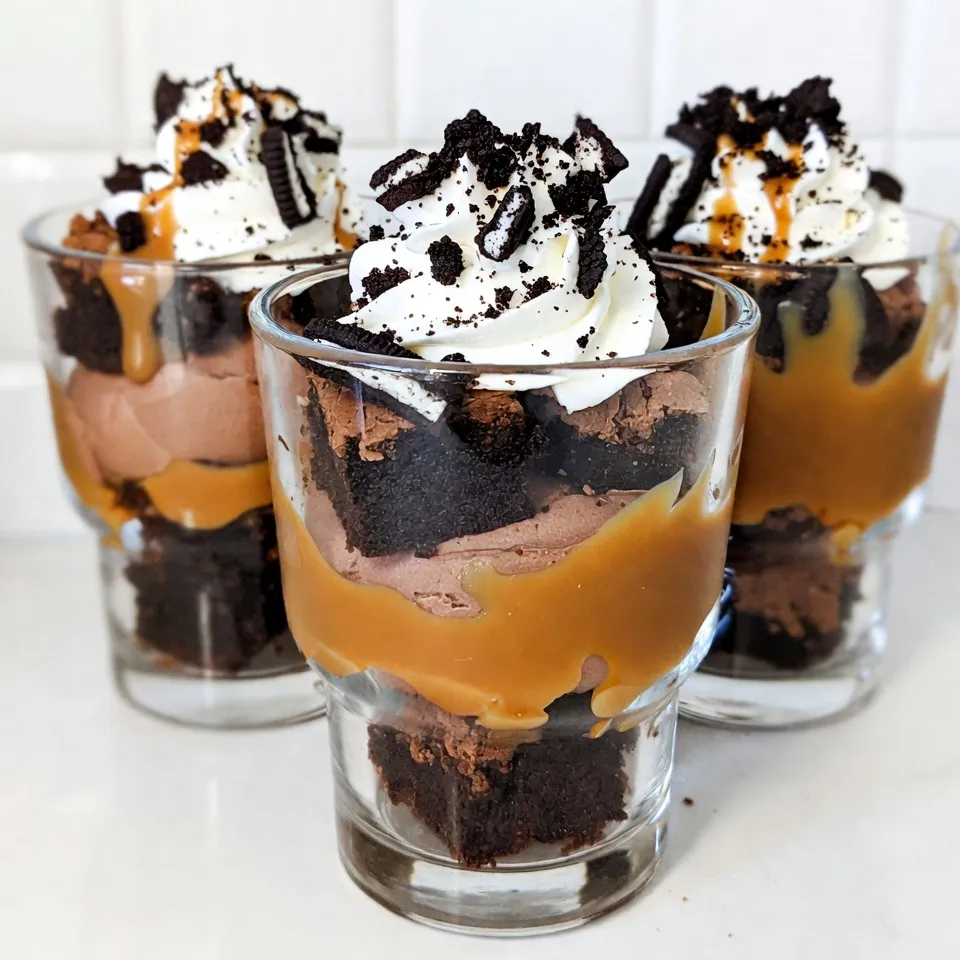 Salted Caramel Brownie Trifle Irresistible Dessert