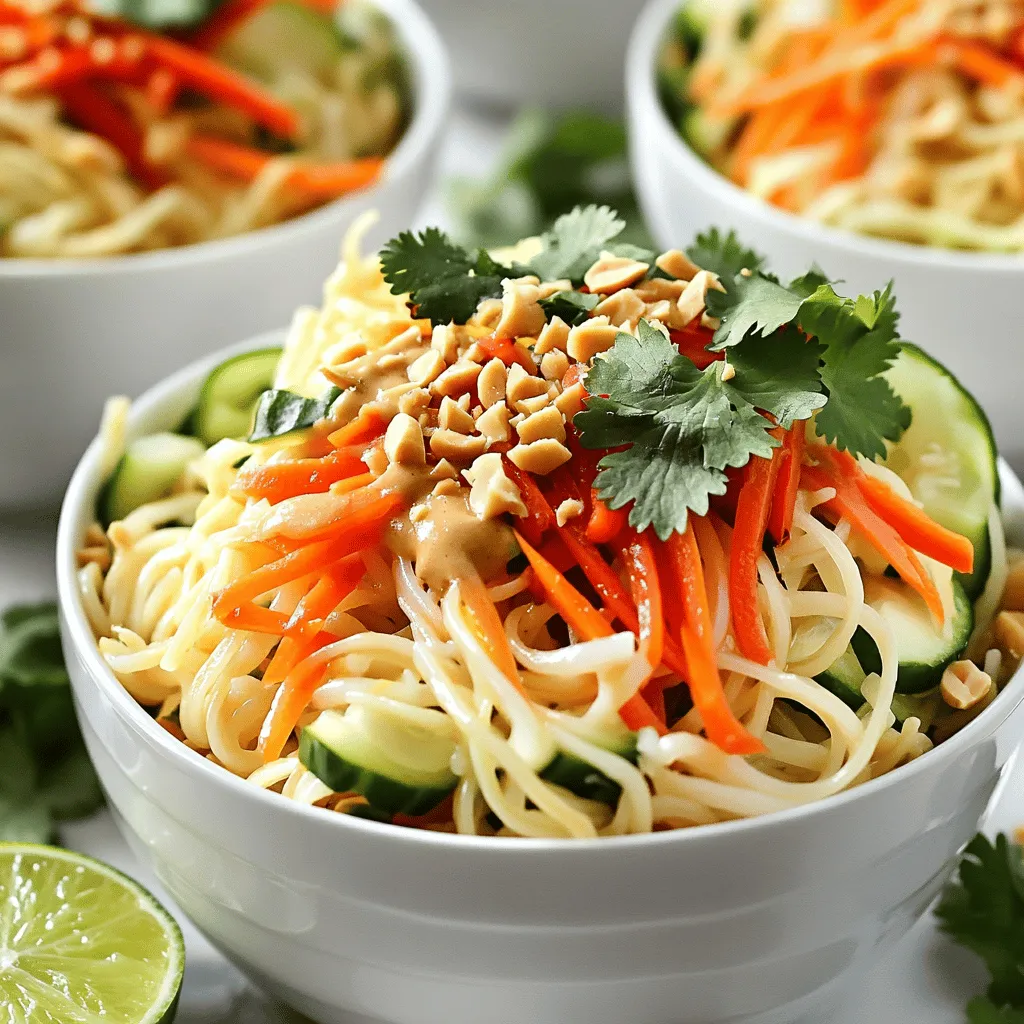 Spicy Thai Noodle Salad Fresh and Flavorful Dish