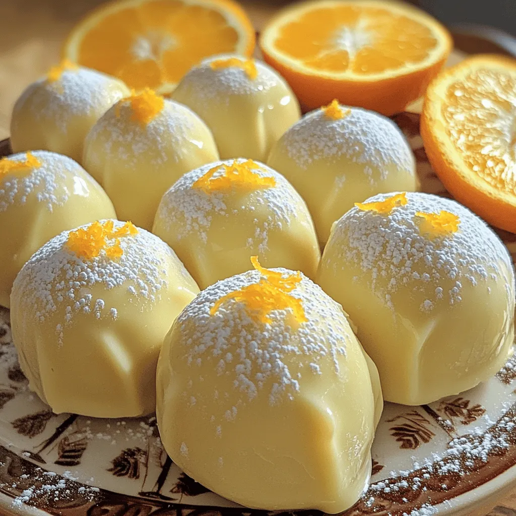 No Bake Orange Creamsicle Truffles Delightful Treats