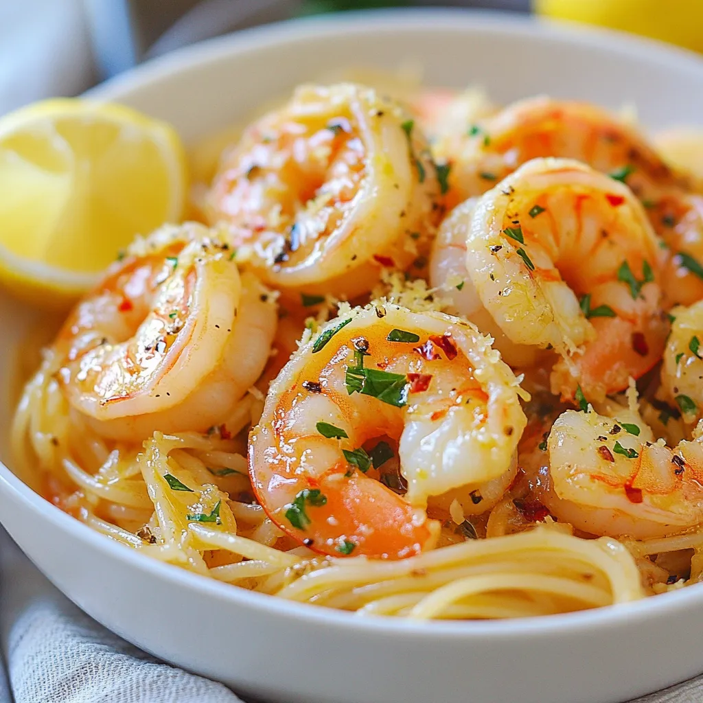 One-Pot Garlic Shrimp Pasta Quick and Tasty Recipe