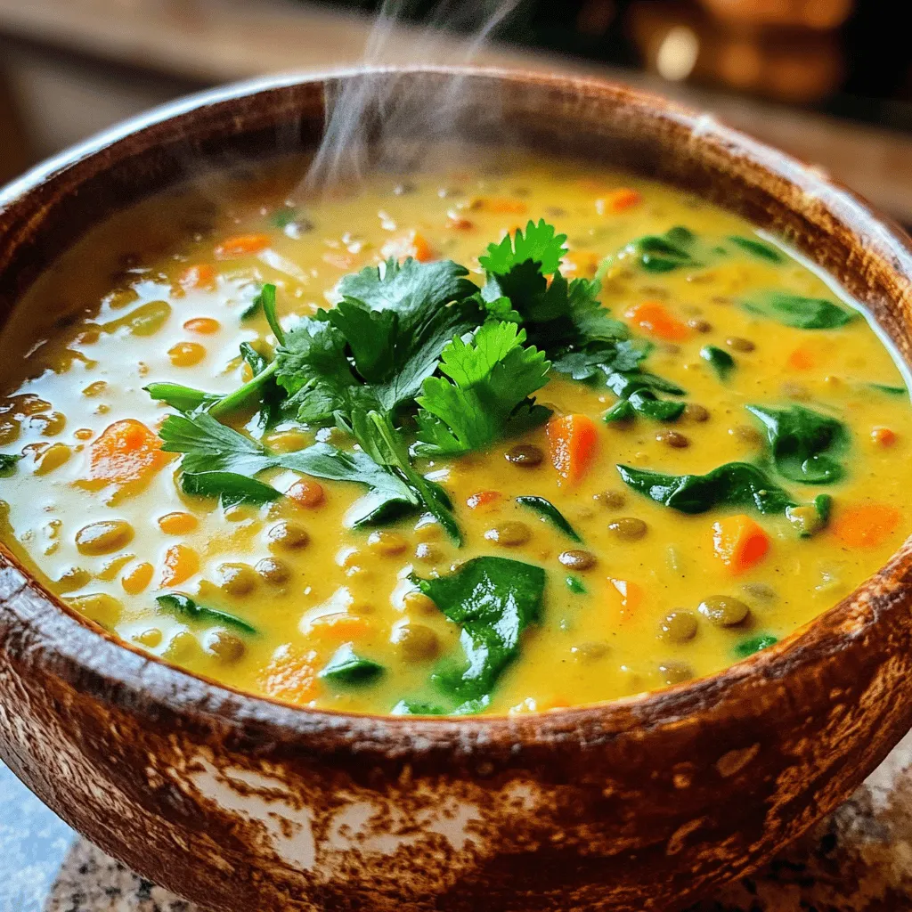 Creamy Coconut Curry Lentil Soup Flavorful and Easy