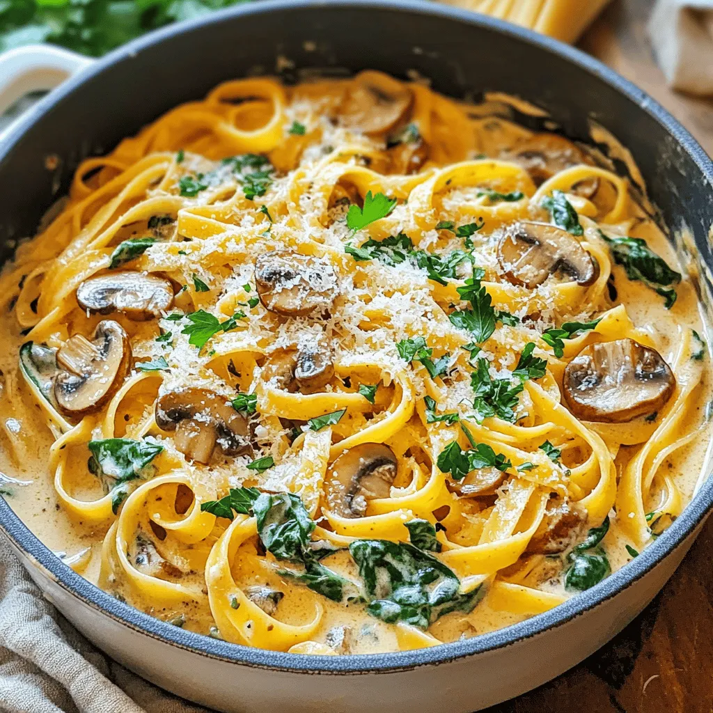 One Pot Creamy Mushroom Pasta: A Comforting Culinary Delight