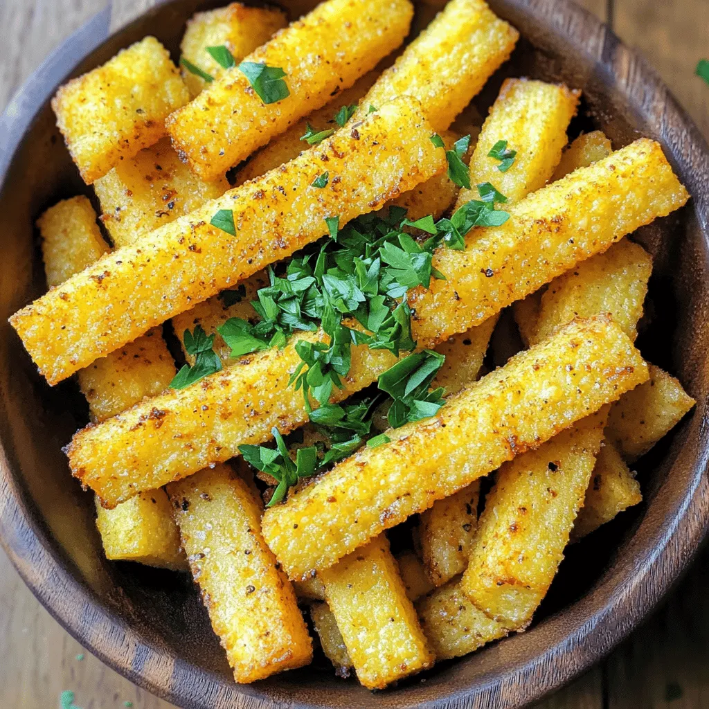 Crispy Baked Polenta Fries Simple and Flavorful Snack