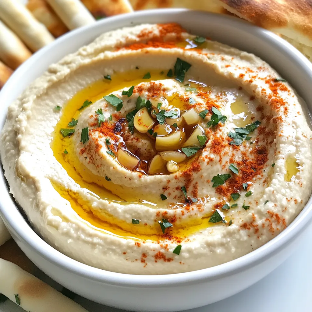 Roasted Garlic Hummus Flavorful and Easy Recipe