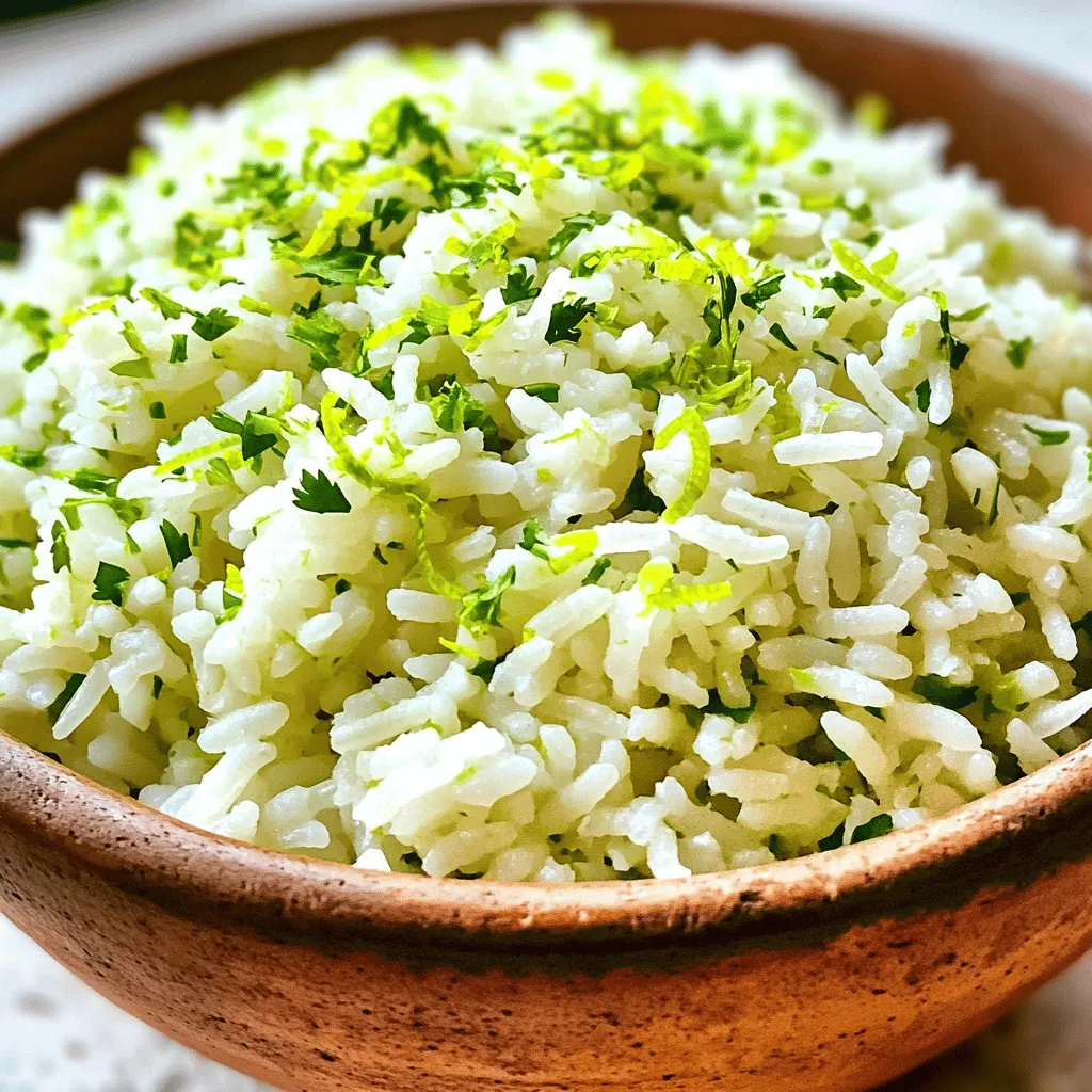 Cilantro Lime Rice Flavorful and Easy Side Dish