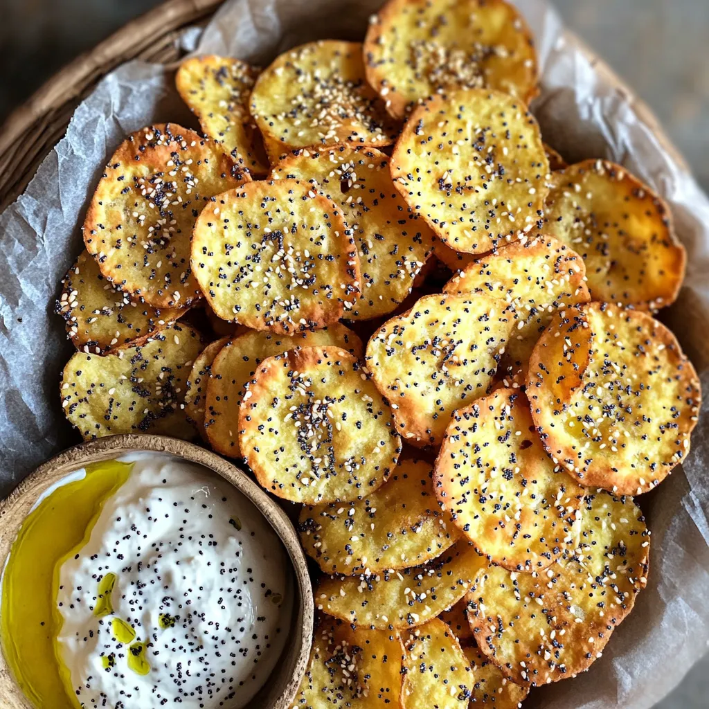 Air Fryer Everything Bagel Chips Crunchy Snack Delight