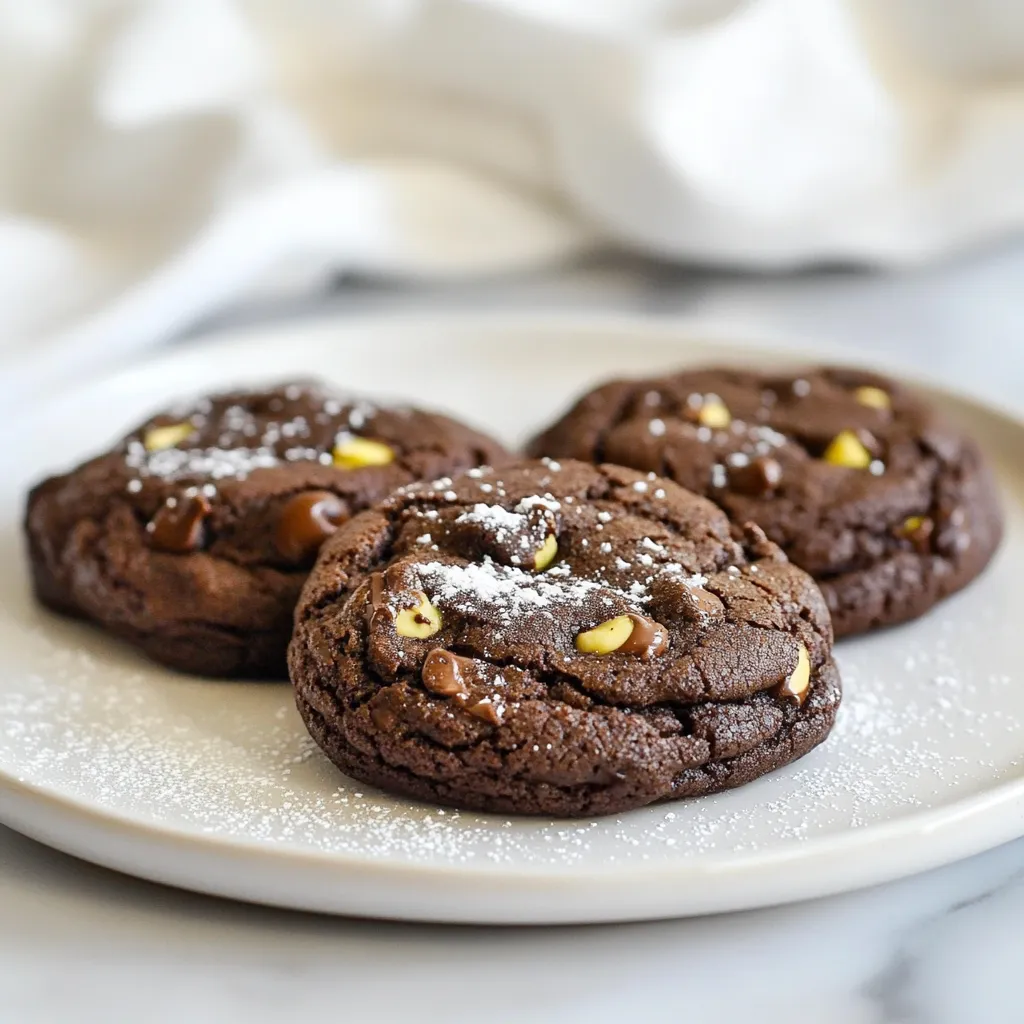 Delicious Double Chocolate Zucchini Cookies Recipe