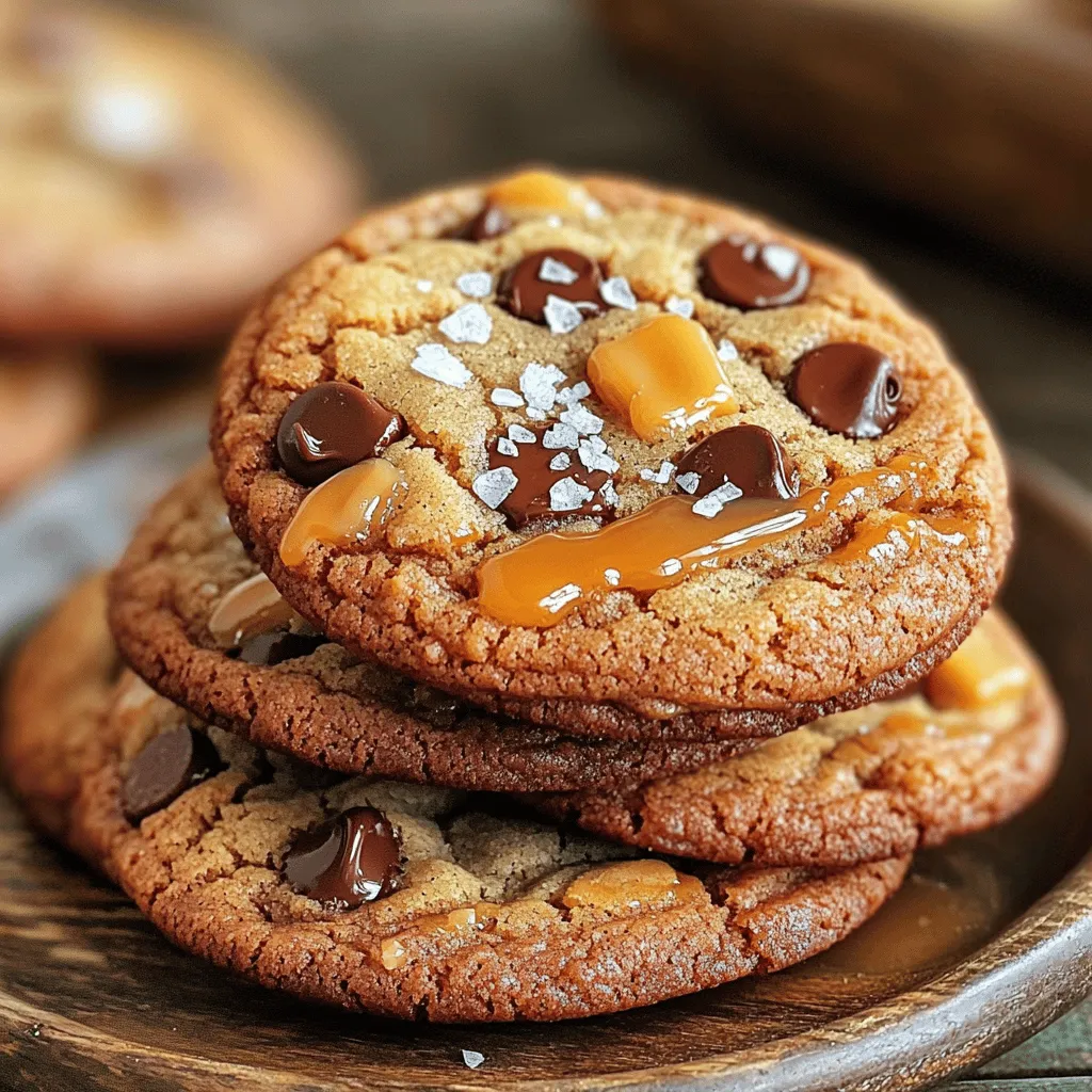 Chocolate Salted Caramel Cookies Irresistible Treat