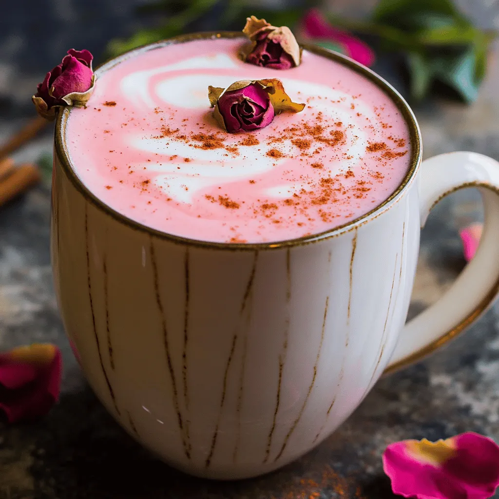 Vanilla Rose Tea Latte Delightful Floral Drink Recipe
