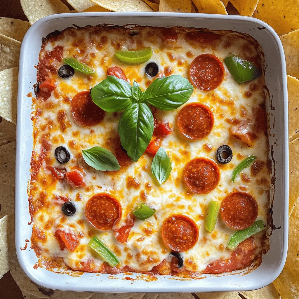 When I think of pizza dip, a few key ingredients come to mind. A great pizza dip needs a solid base. You will want cream cheese and sour cream for a rich, creamy texture. These two ingredients work wonders together. They provide a smooth base that holds all the flavors.