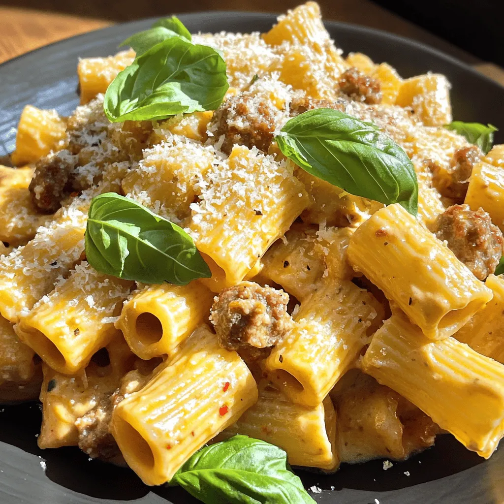 Creamy Sausage Rigatoni: A Comforting Italian Delight