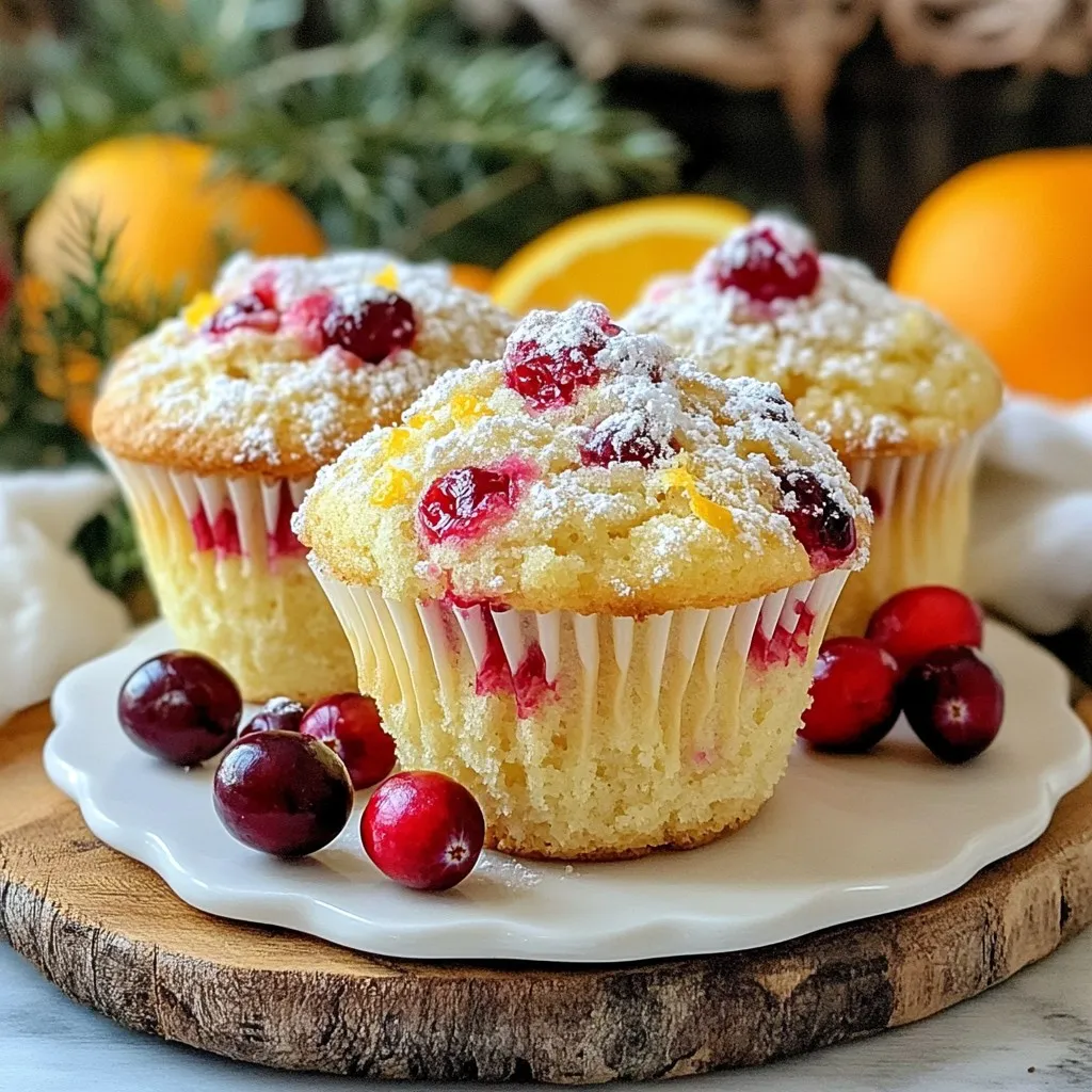 Cranberry Orange Muffins Simple and Tasty Recipe