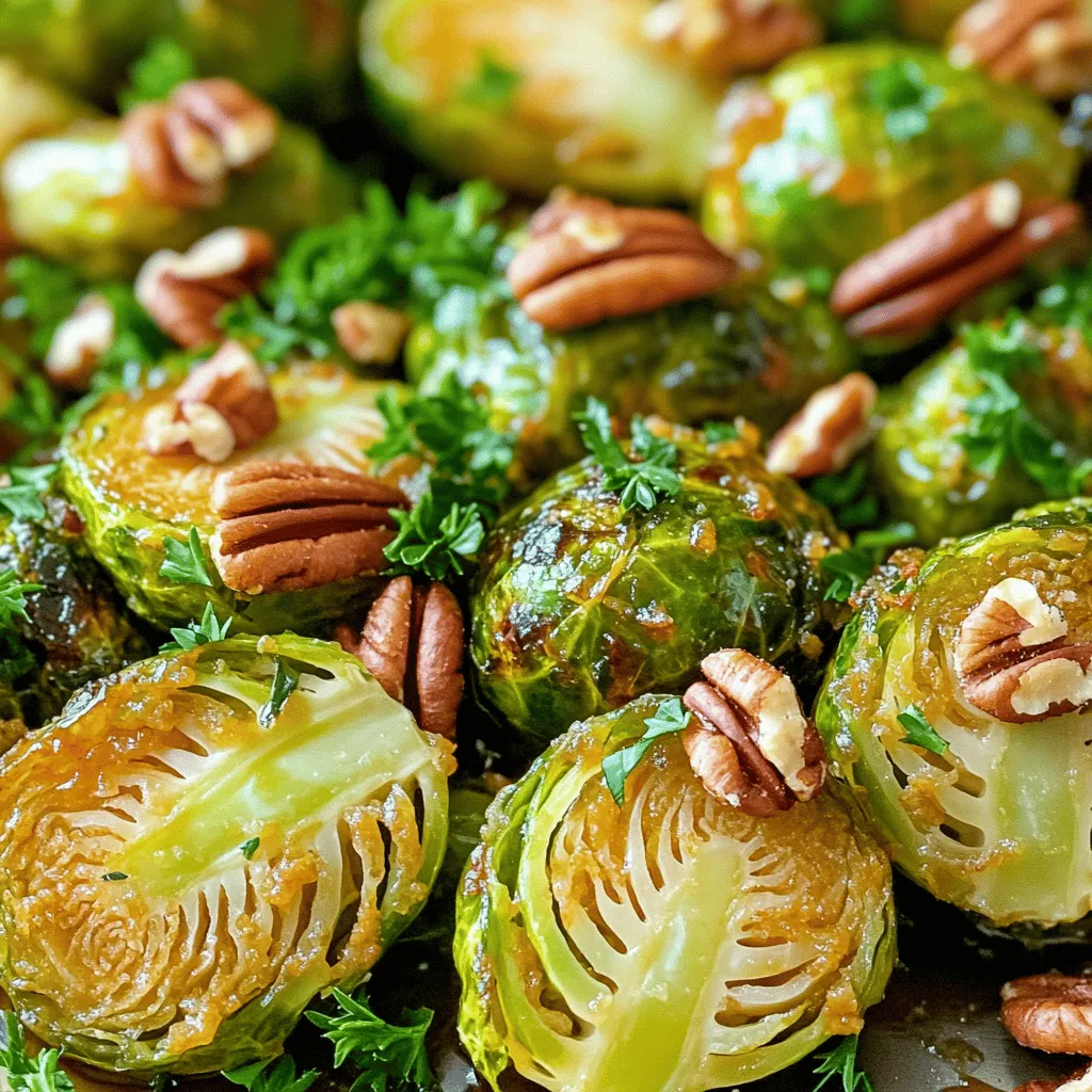 Honey Mustard Roasted Brussels Sprouts Flavor Boost