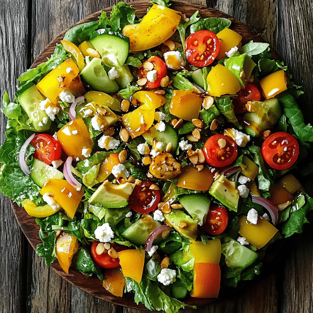 Fresh Simple Garden Salad Quick and Easy Recipe