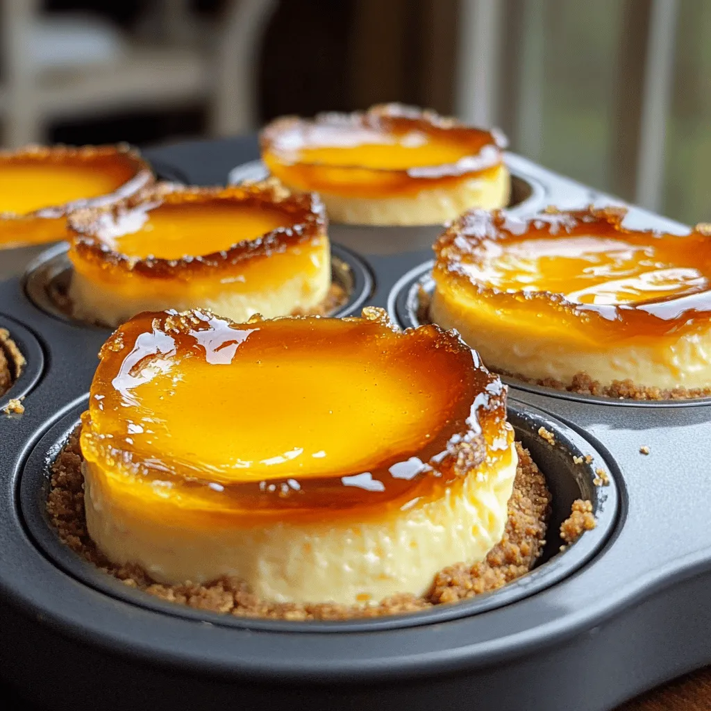 Mini Crème Brûlée Cheesecakes Decadent Dessert Delight