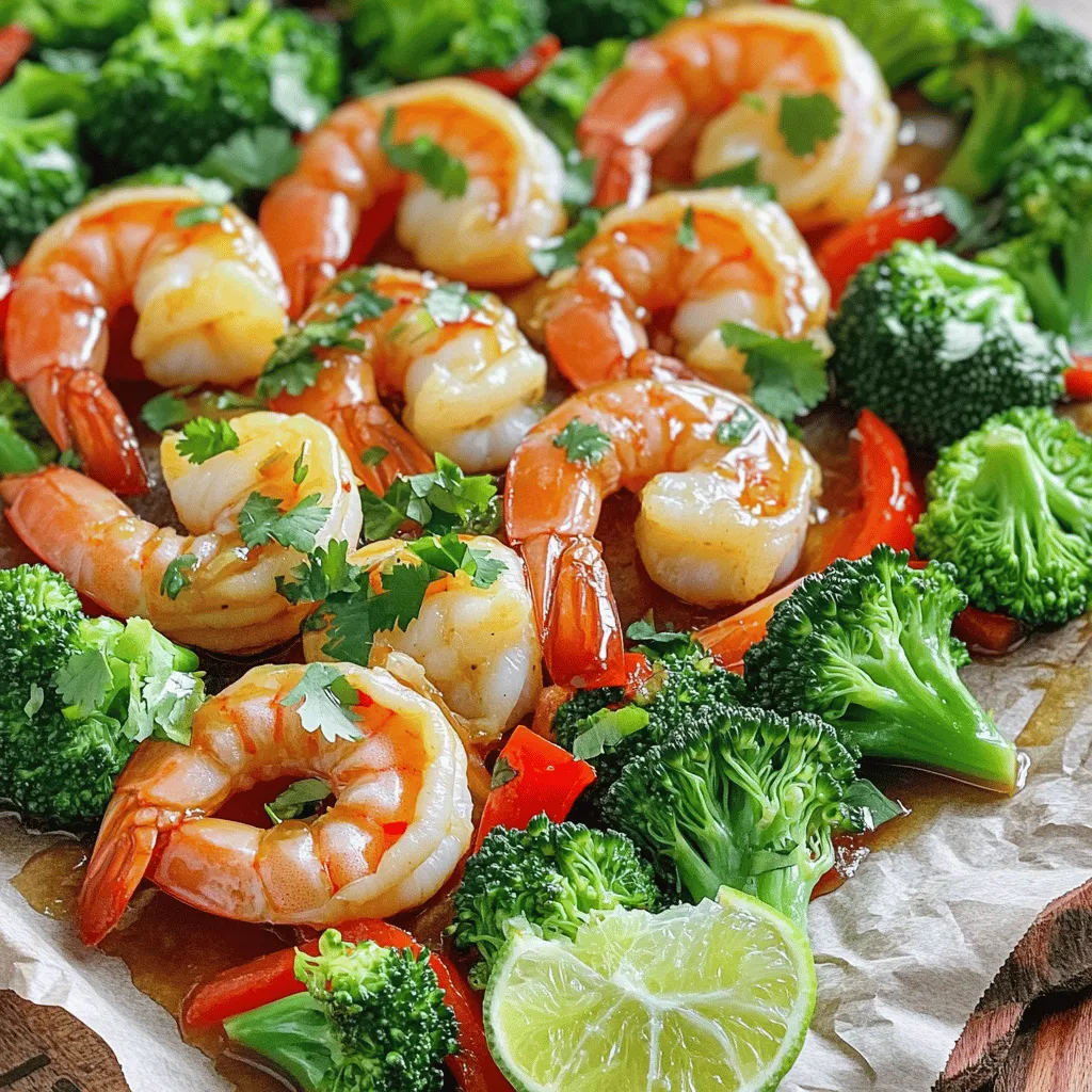 Sheet Pan Honey-Lime Shrimp &#038; Broccoli Delight