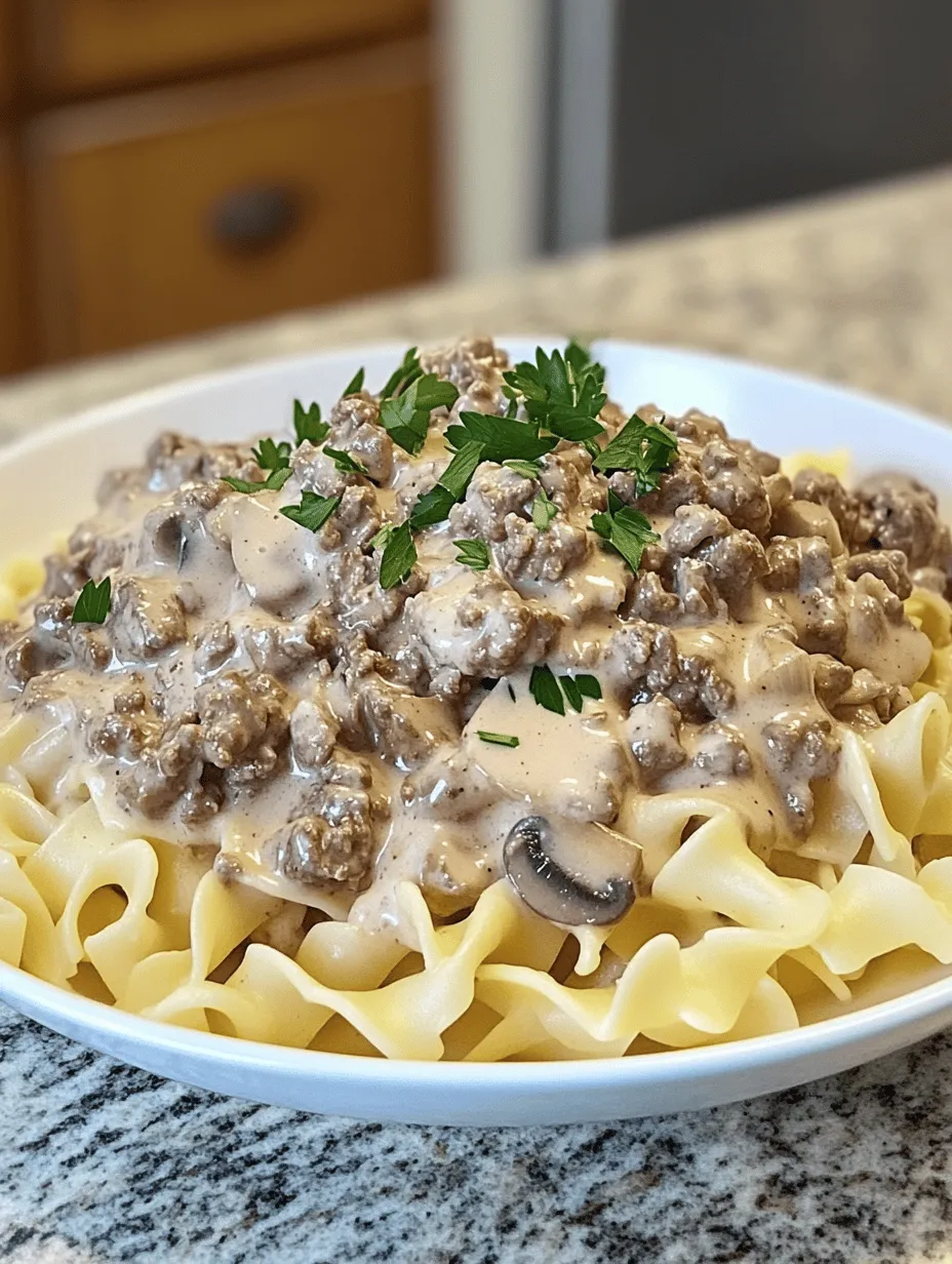 The Best Ground Beef Stroganoff Recipe You&#8217;ve Never Tried!