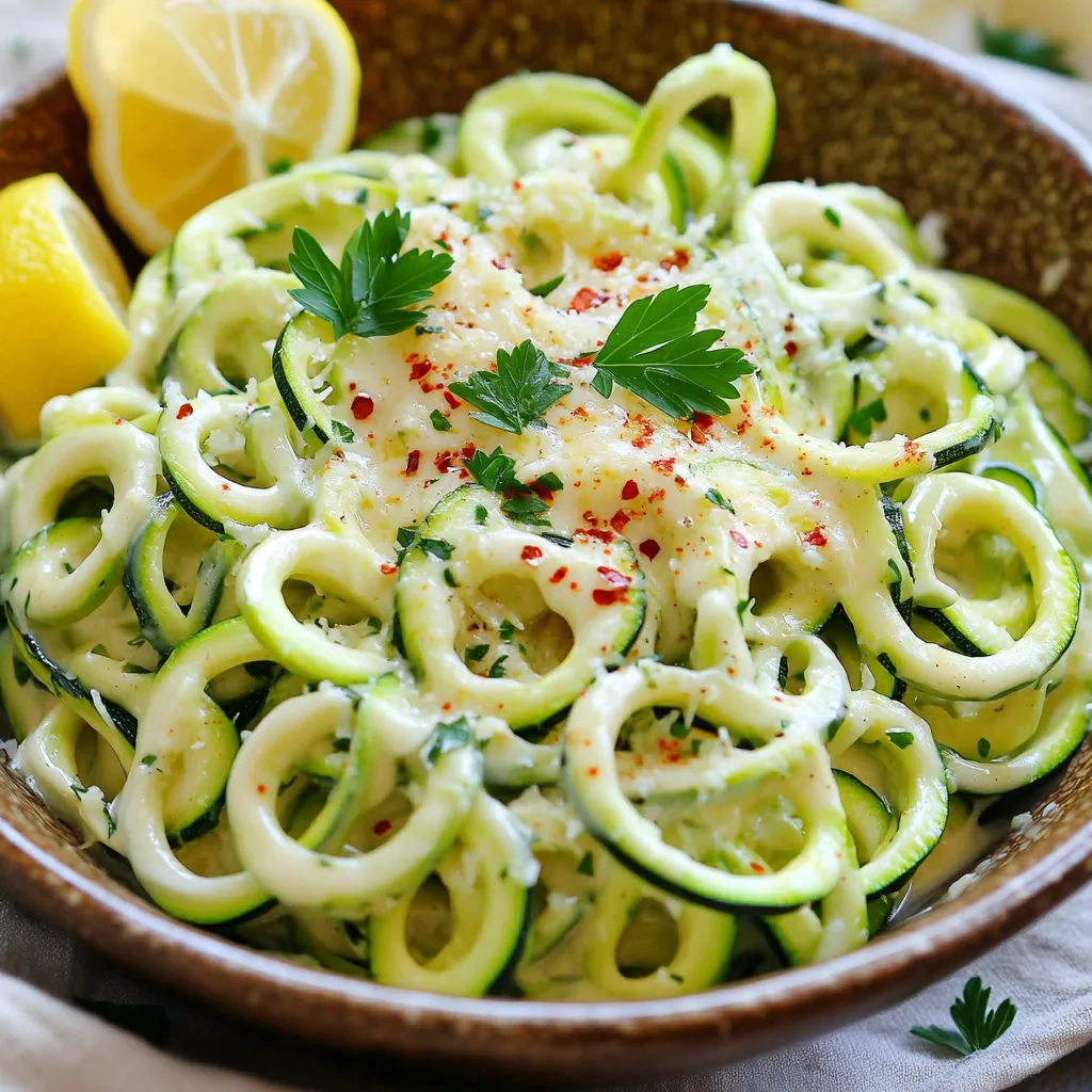Minute Garlic Butter Zucchini Noodles Quick and Simple