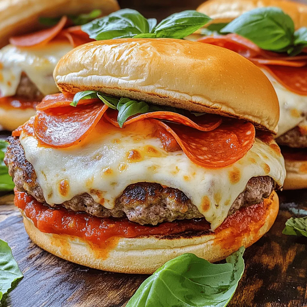 Pizza Burgers: Naomi&#8217;s Creation