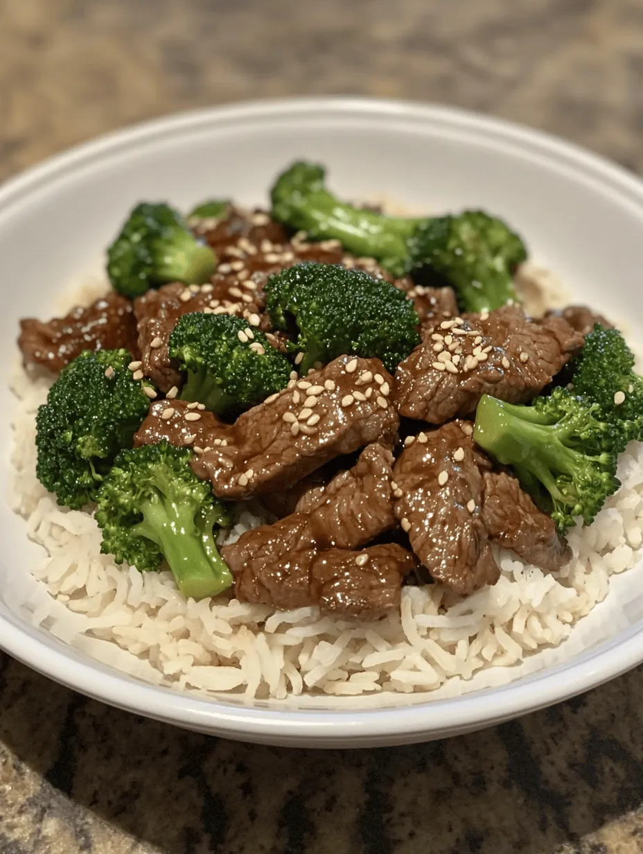 Savory Healthy Stovetop Beef and Broccoli Recipe