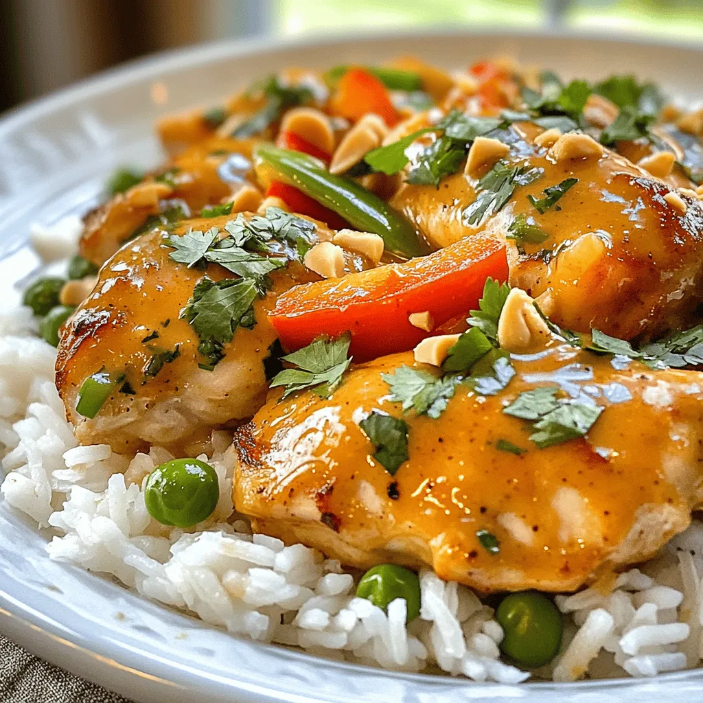 Thai Peanut Chicken: A Flavorful Journey Through Thai Cuisine