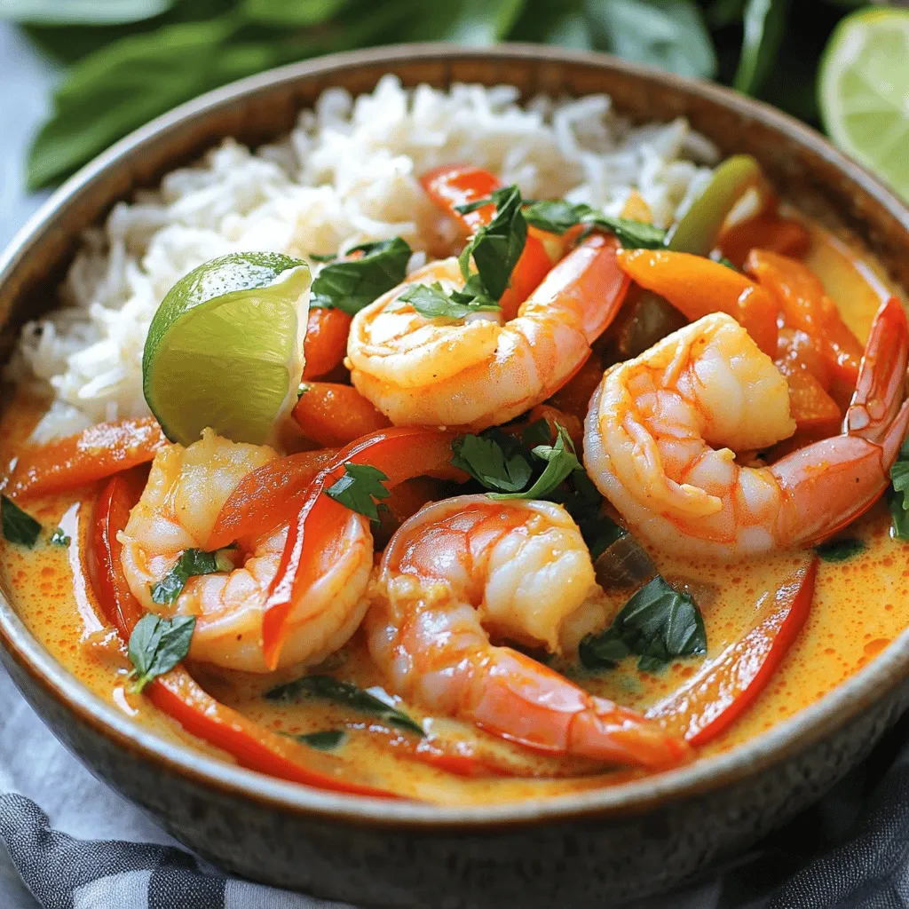 Thai Coconut Shrimp Curry Simple and Flavorful Meal