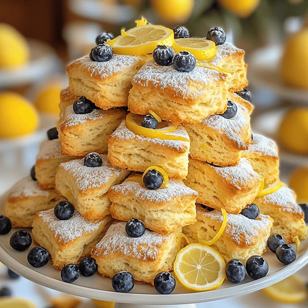 Bakery-Style Blueberry Lemon Scones Simple Delight