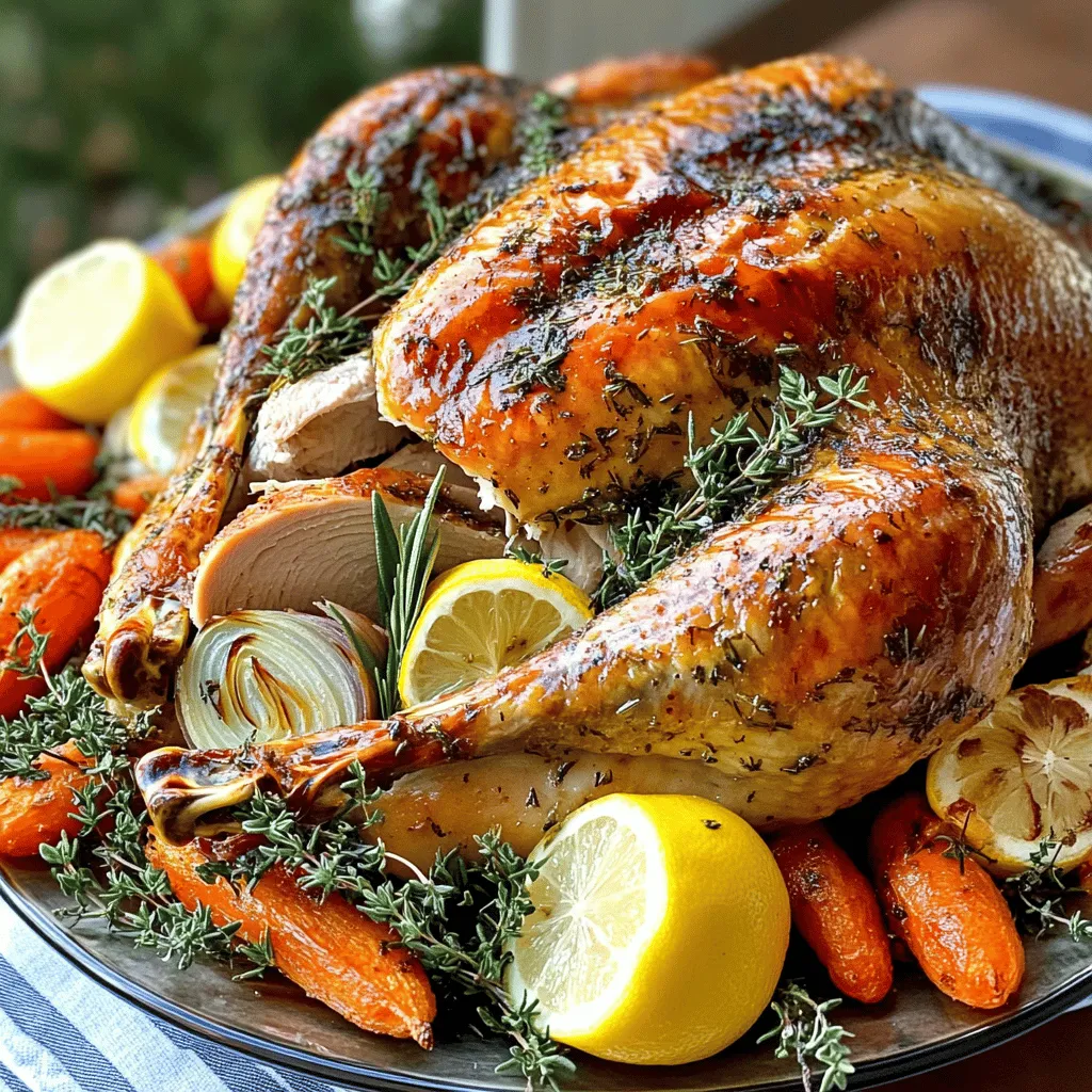Herb Garlic Butter Roasted Turkey Flavorful Feast